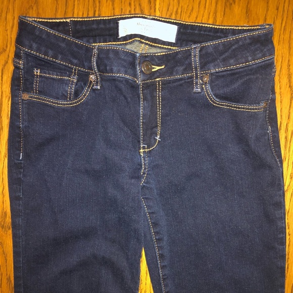 Abercrombie & Fitch, The A&F Skinny, Dark Wash Jeans - Picture 3 of 13